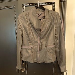 BlankNYC Faux Leather Moto jacket NWT Size L